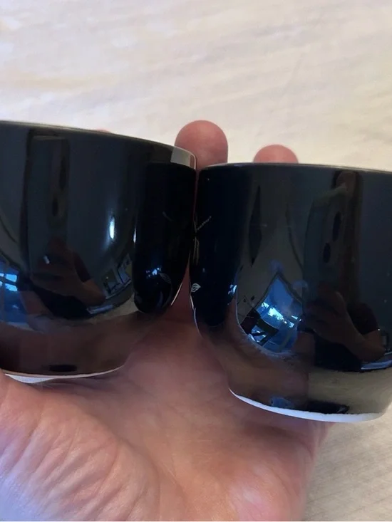 Vintage Yamaji Japan iris and dragonfly teacups (set of 2) - Picture 2 of 4